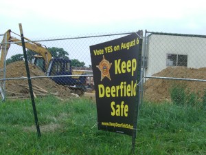 Keep Deerfield Safe sign